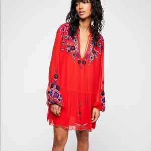 Free people Anastasia mini dress